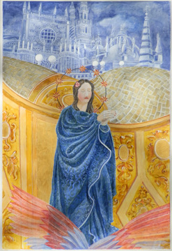 La giralda, Sevilla, 2014, Acryl, 100 x 75 cm
