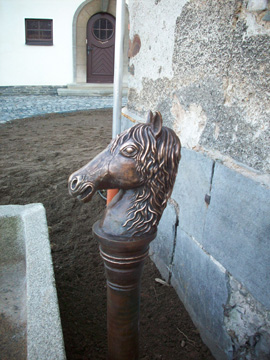 Dorfbrunnen Rnitz, Hhe 130 cm, Bronze, 2011

