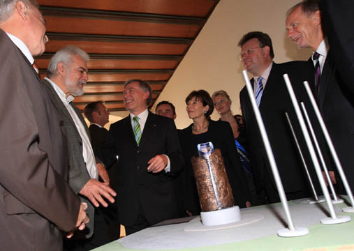 Bundespräsident Horst Köhler im Gespräch mit Peter Luban (Foto: Igor Pastierovic)

